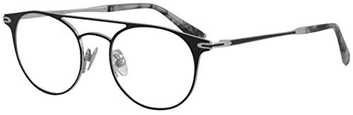 JOHN VARVATOS Eyeglasses V169 Matt Silver Black