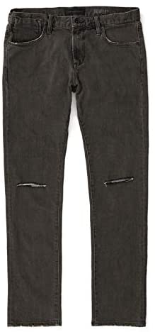John Varvatos Star USA Men's Bowery Fit Slim Straight Jeans BQLL Stone Grey