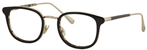 John Varvatos Women's Eyeglasses V410 V/410 Black/Tortoise Optical Frame 49mm