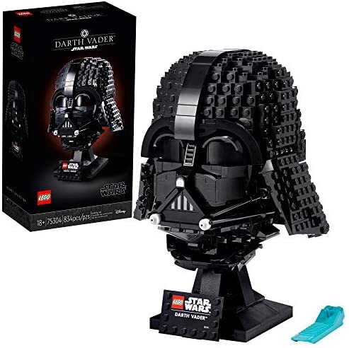 LEGO Star Wars Darth Vader Helmet 75304 Collectible Building Toy, New 2021 (834 Pieces)