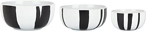 Lenox Unisex DKNY by Lenox Urban Graffiti Set of 3 Nesting Bowls Black