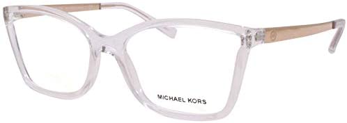 Michael Kors CARACAS MK4058 Eyeglass Frames 3050-54 - Crystal Clear Injected MK4058-3050-54