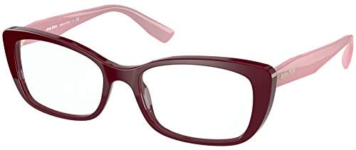 Miu Miu VMU 07T Burgundy Pink 53/17/140 women Eyewear Frame