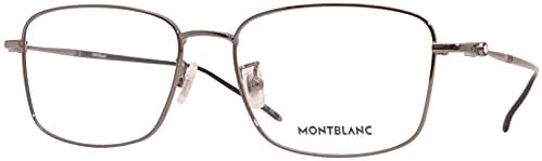 Mont Blanc MB0140OK 006 Eyeglasses Men's Ruthenium Full Rim Optical Frame 56mm