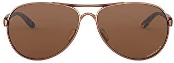 Oakley Women's Oo4079 Feedback Metal Aviator Sunglasses