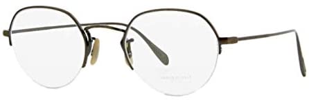 Oliver Peoples Rx Eyeglasses Frames Roland 1189 5039 47x22 Antique Gold Italy