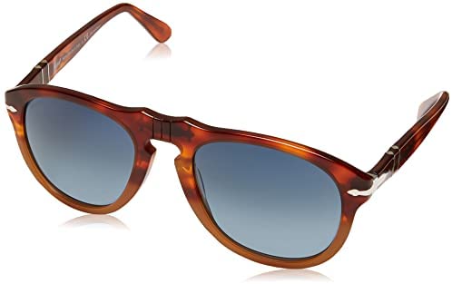 Persol PO0649 Sunglasses-1052S3 Madreterra (Blue Gradient Polarized Lens)-54mm