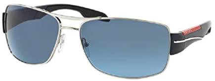 Prada PS53NS Rectangle Sunglasses For Men+FREE Complimentary Eyewear Care Kit