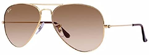 Ray-Ban Aviator RB3025 001/51 Arista/Crystal Brown Gradient 58mm Sunglasses
