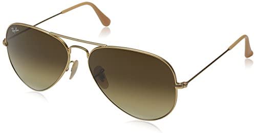 Ray-Ban Aviator Unisex Sunglasses RB3025-11285 Matte Gold E58B14T135 M US