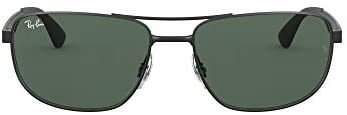 Ray-Ban Men's Rb3528 Metal Square Sunglasses