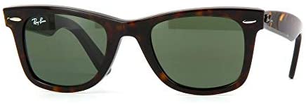 Ray-Ban RB 2140 902 50mm Wayfarer Havana / Green Lens