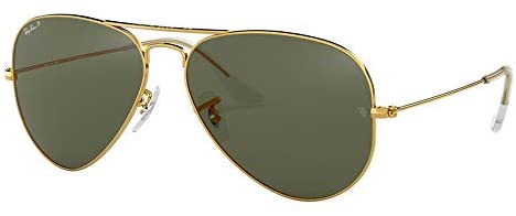 Ray Ban RB3025 Metal Aviator Sunglasses For Men For Women + BUNDLE with Eyewear Care Kit