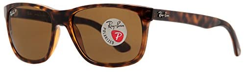 Ray Ban RB4181 Highstreet Sunglasses - 710/83 Tortoise (Polarized Brown Classic B-15XLT Lens) - 57mm