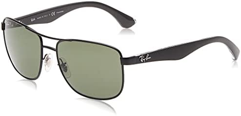 Ray-Ban Rb3533 Metal Square Sunglasses