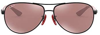 Ray-Ban Rb8313m Scuderia Ferrari Collection Aviator Sunglasses