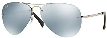 Ray-Ban Women's Highstreet Mirrored Aviator Sunglasses