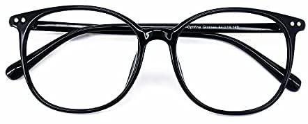 Reading Glasses Anti Blue Light Blocking Reader Oversized Frame for Women Men for Mid Big Face Anti Eyestains
