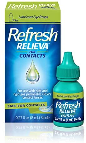 Refresh Relieva for Contacts Lubricant Eye Drops, 0.27 Fl Oz Sterile