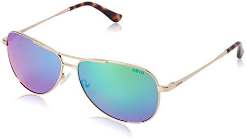 Revo Sunglasses Relay: Polarized Lens Filter UV, Womens Metal Aviator Frame