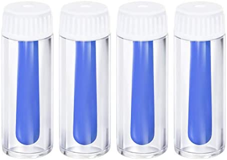 SUPVOX 4PCS Contact Lens Insertion and Remover Tool RGP Plunger for Hard Lenses and Scleral Contact Lenses (Blue)