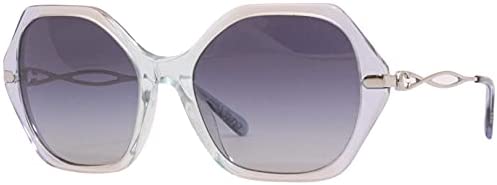 Sunglasses Coach HC 8315 56424L Gradient Transparent Blue
