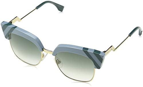 Sunglasses Fendi Ff 241 /S 0MVU Azure / 9K gray green lens