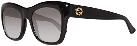 Sunglasses Gucci 3827/S 0Y6C Black Blush Crystal / 9O dark gray gradient lens