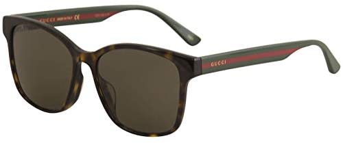Sunglasses Gucci GG 0417 SK- 003 HAVANA/BROWN MULTICOLOR, 56-17-145