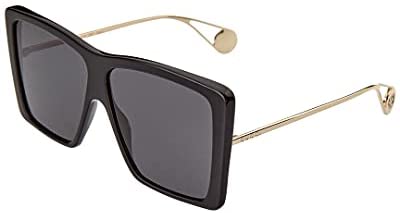 Sunglasses Gucci GG 0434 S- 001 BLACK/GREY GOLD, 61-12-140