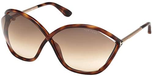 Sunglasses Tom Ford FT 0529 Bella 53F blonde havana / gradient brown