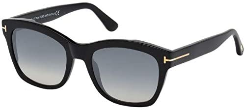 Sunglasses Tom Ford FT 0614 -F Lauren- 02 Asian fit 01C Shiny Black, Rose Gold