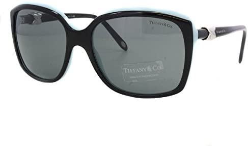 TF 4076 Sunglasses (Black with Tiffany Blue Frame Gradient Black Lens, Black with Tiffany Blue Frame Gradient Black Lens)