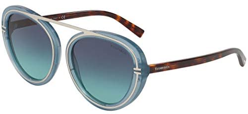 TIFFANY & CO. Aviator Opal Blue Sunglasses TF4147-82209S