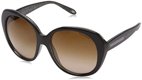 TIFFANY & CO. TF 4115 - 82043B Sunglasses Olive Glitter w/ Brown Gradient Lens 55mm