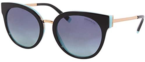 TIFFANY & CO. TF 4168 Black Turquoise/Blue Shaded 54/20/140 women Sunglasses