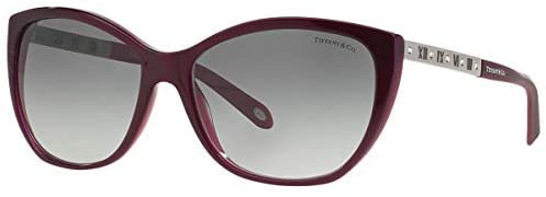 TIFFANY & CO. TF4094B - 81733C Plum/Silver Sunglass w/Grey Fade Lens 59mm