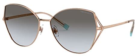 TIFFANY & CO. WHEAT LEAF TF 3072 Rose Gold/Grey Shaded 59/16/140 women Sunglasses