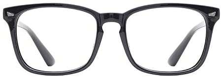 TIJN Unisex Stylish Square Non-Prescription Eyeglasses Glasses Clear Lens Women Men Eyewear