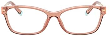 Tiffany & Co. OTF2204 Rectangular Eyeglass Frame Color code 8332 Peach Transparent Size 54mm