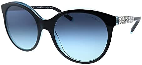 Tiffany & Co. Sunglasses TF4175B Black On Blue Size 55