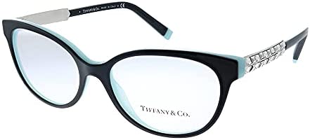 Tiffany & Co. TF 2203B 8055 Black On Tiffany Blue Plastic Butterfly Eyeglasses 52mm
