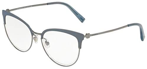 Tiffany & Co TF1132 - 6134 Eyeglass  MATTE BLUE/GUNMETAL w/ Clear Demo Lens 51mm