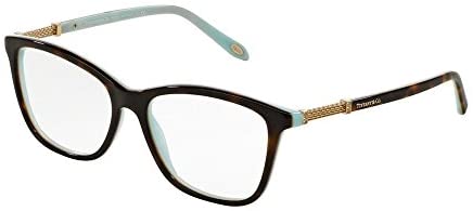 Tiffany & Co. TF2116B - 8134 Eyeglass Frame HAVANA/BLUE w/ Clear Demo 53mm