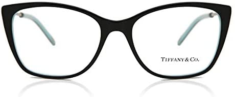 Tiffany & Co. TF2160B - 8055 Eyeglass Frame BLACK/BLUE w/ Clear Demo 52mm