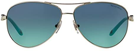 Tiffany & Co. TF3049B Sunglasses Silver w/Blue Gradient (6001/9S) TF 3049 60019S 58mm Authentic