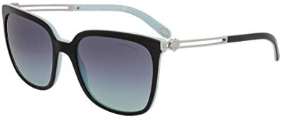 Tiffany & Co. TF4138 - 80559S Sunglasses BLACK/BLUE W/ AZURE GRADIENT BLUE LENS 54mm