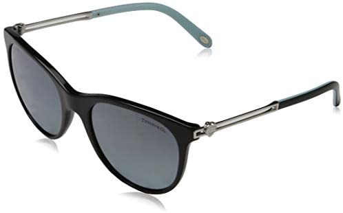 Tiffany & Co. TF4139 - 80014Y Sunglasses BLACK W/ POLARIZED MIRROR GRADIENT BLUE 55mm