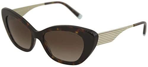 Tiffany & Co. TF4158 TF/4158 8015/3B Dark Havana/Gold Cat Eye Sunglasses 54mm