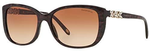 Tiffany & Co Women's Sunglasses TF 4090B 57mm Spotted Brown 81603B